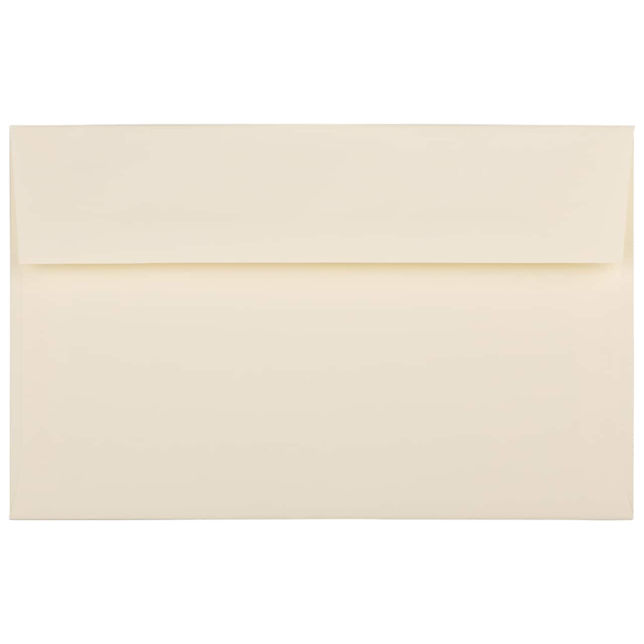 JAM Paper A10 Ivory Wove Strathmore Invitation Envelopes